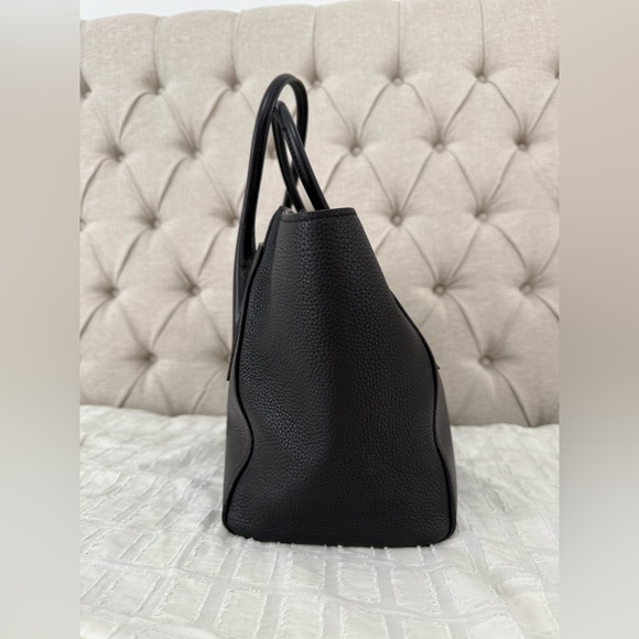 Michael kors Bancroft Collection Large leather handbag black - Picture 7 of 11